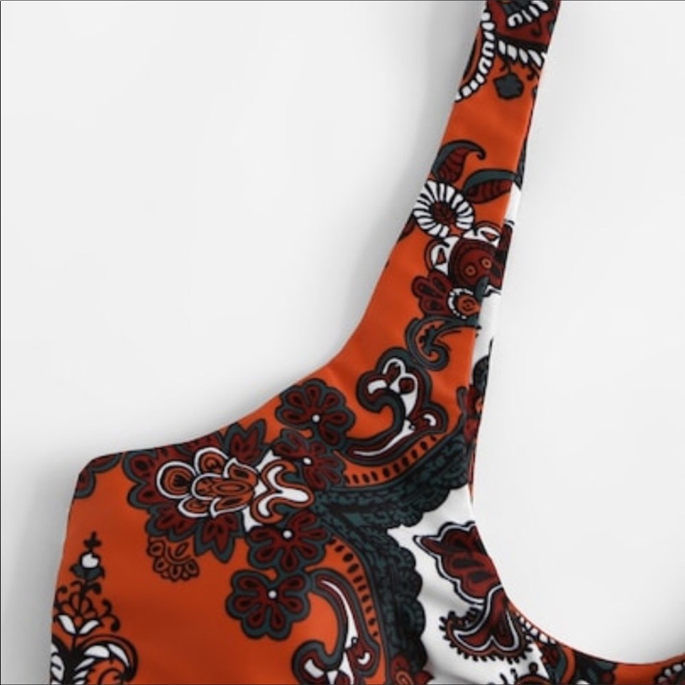 MUST GO! LAST ONE! Sz MED! Paisley Print Bikiniđź‘™ - Picture 3 of 4